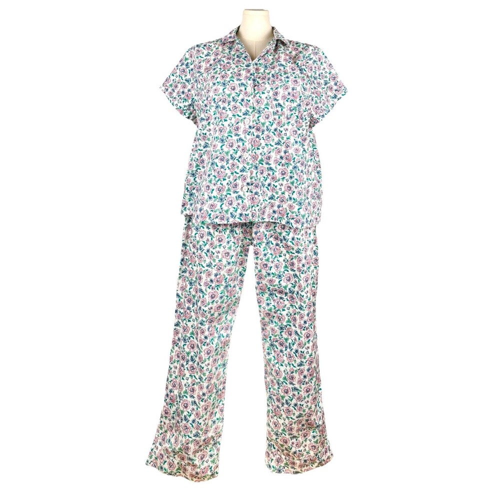 J Crew Women’s Cottage Fairy Lightweight Floral PJs Size 3X Sleep Cotton